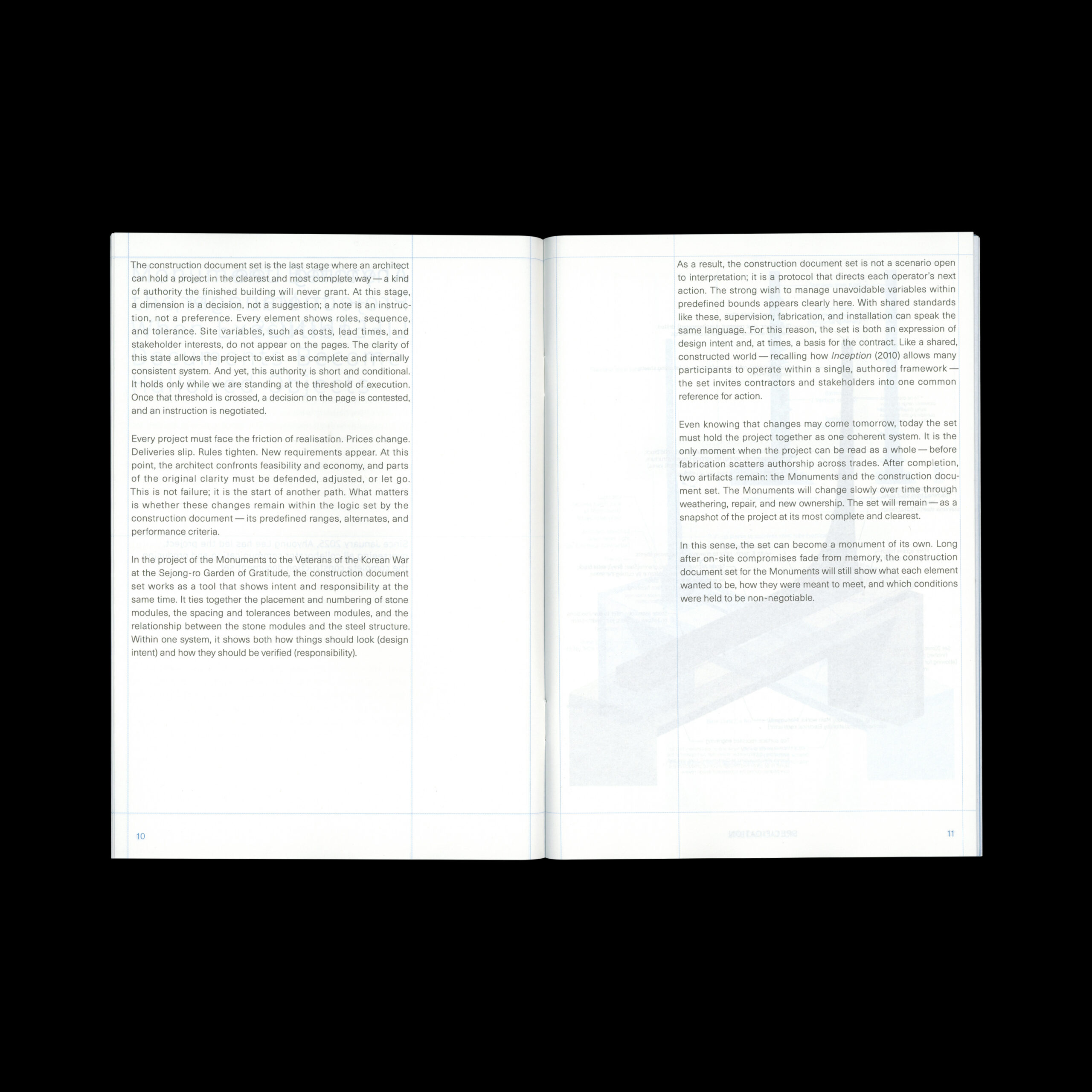 LIFETHINGS IRREGULAR Vol.1: Construction Documents: Monuments to the Veterans of the Korean War